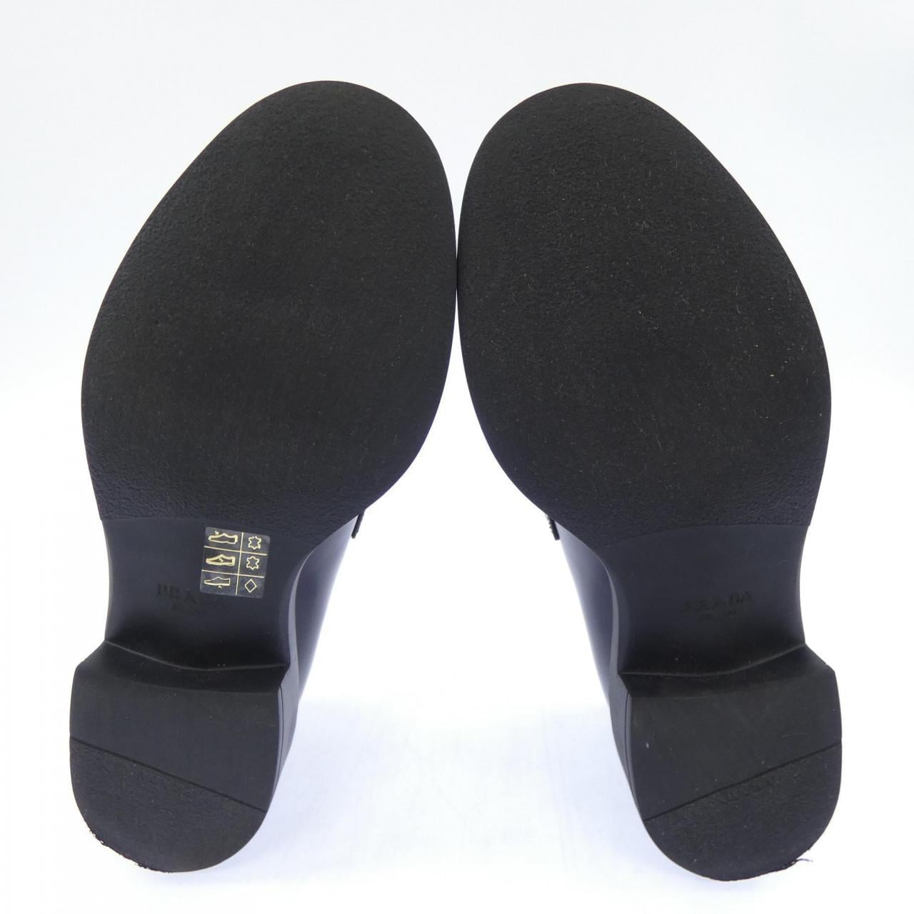 プラダ PRADA チョコレート ローファー トライアングルロゴ 1D246M シューズ