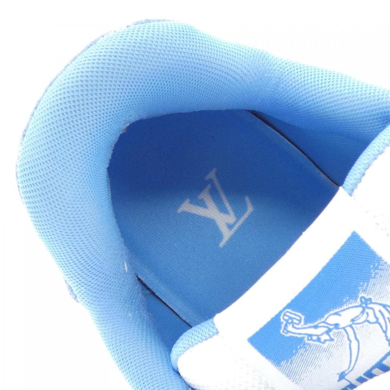 ルイヴィトン LOUIS VUITTON LVトレイナーライン モノグラムデニム スニーカー