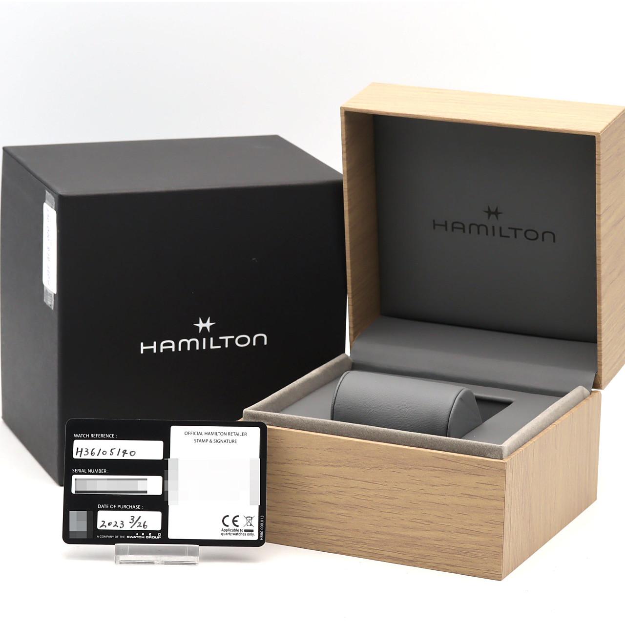 【ノーメンテナンス還元価格】ハミルトン ジャズマスターパフォーマー H361050/H36105140 SS 自動巻
