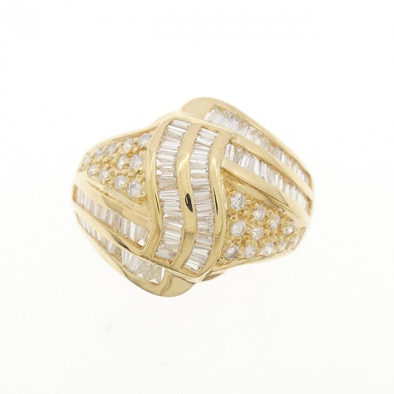 K18YG ダイヤモンド リング 1.14CT