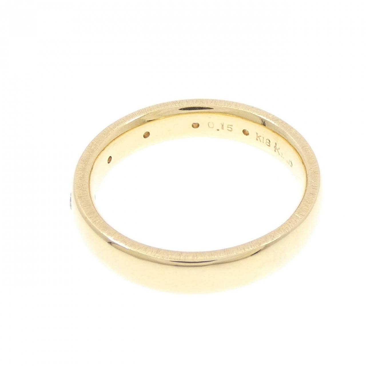 K18YG ダイヤモンド リング 0.15CT
