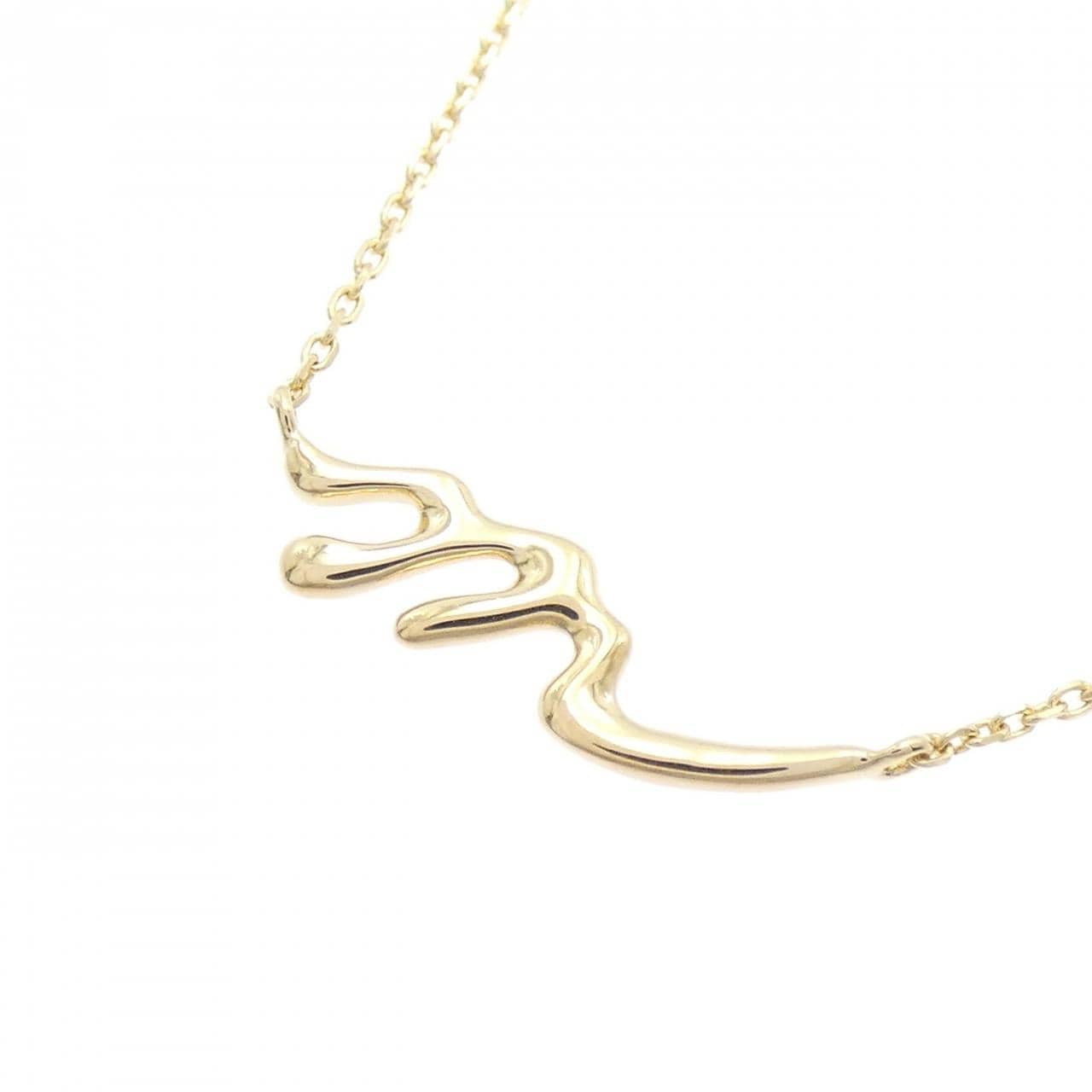 K18YG necklace
