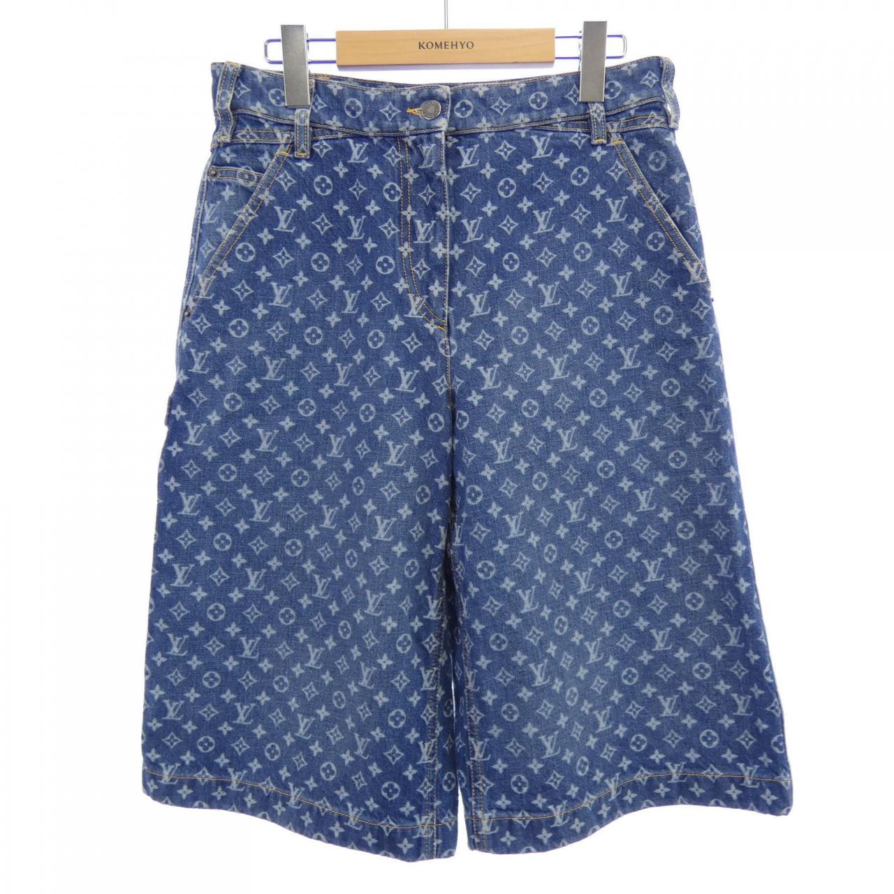 ルイヴィトン LOUIS VUITTON モノグラムデニム バミューダショツ FTPA42EFY ショートパンツ