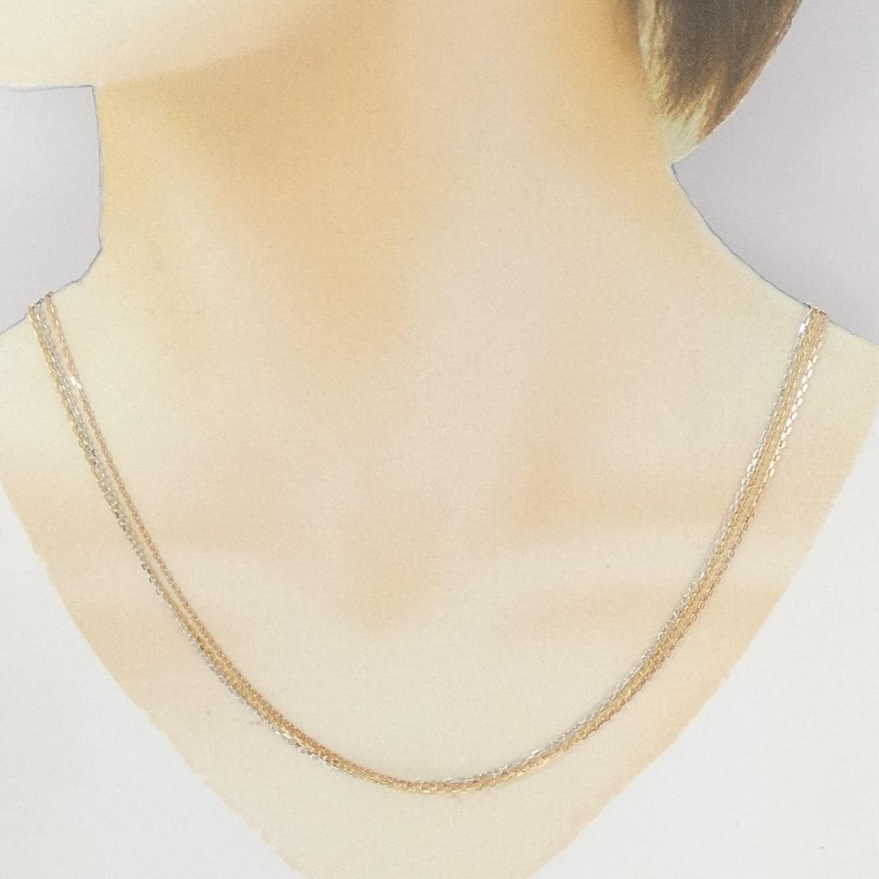 カルティエ スリーゴールド ネックレス