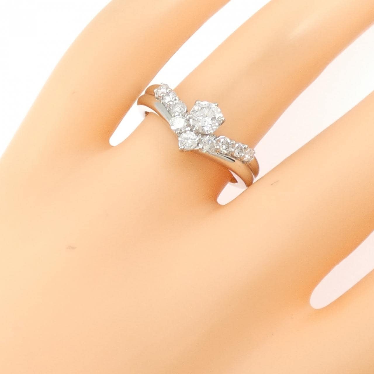 PT900 ダイヤモンド リング 0.34CT