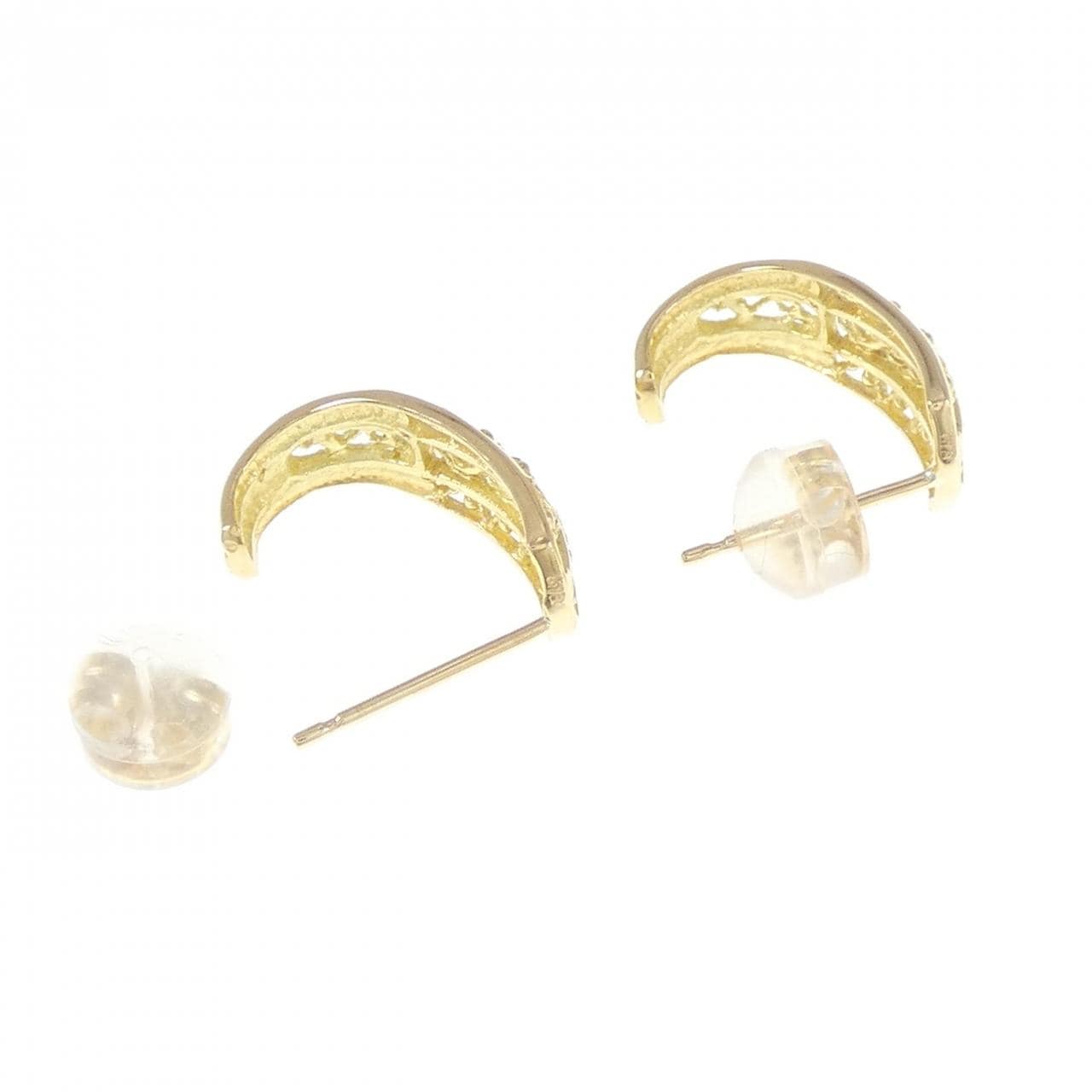 K18YG earrings