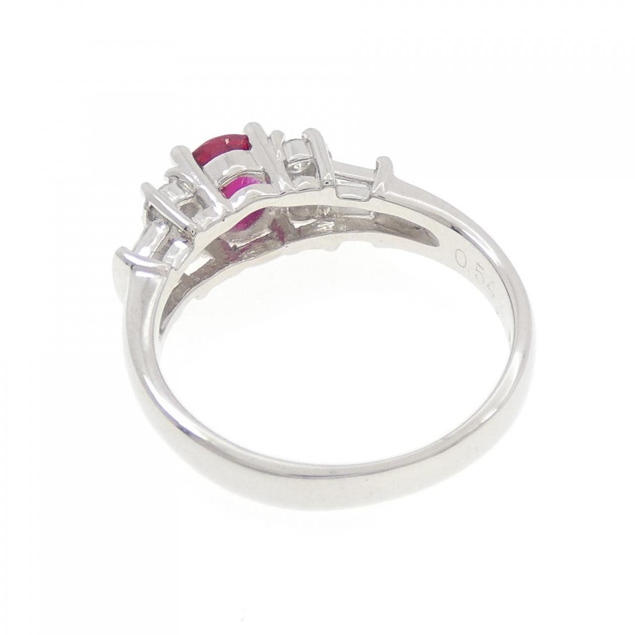 PT900 ルビー リング 0.54CT