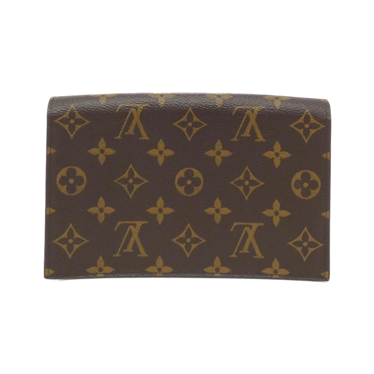 LOUIS VUITTON Monogram Portefeuille Flor 鏈條 M67405 鏈條錢包