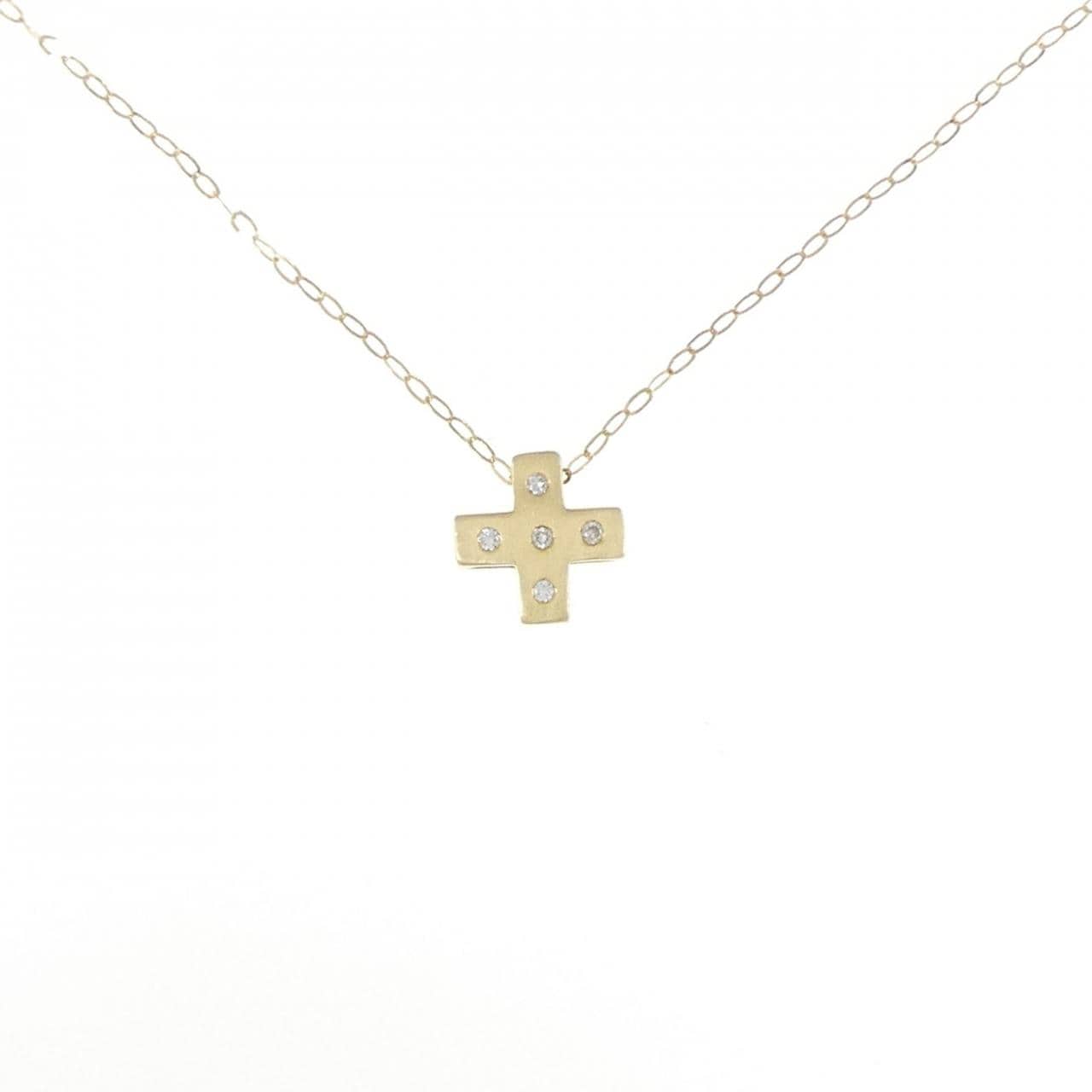 750YG/K18YG ダイヤモンド ネックレス 0.05CT