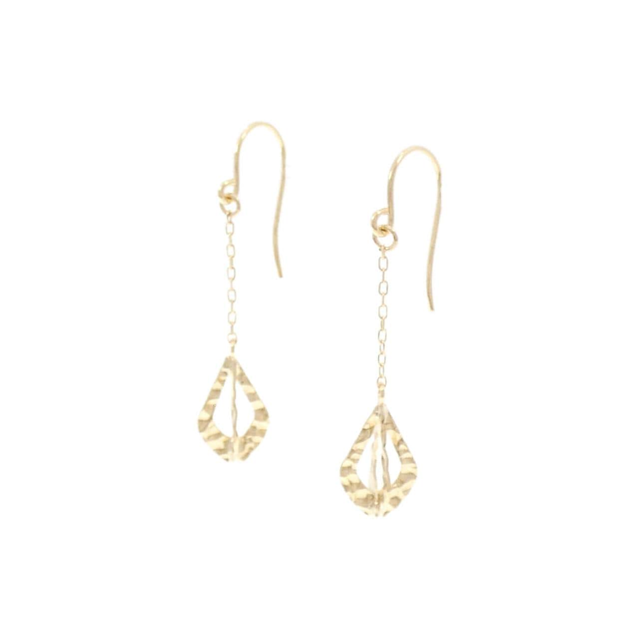 K18YG earrings