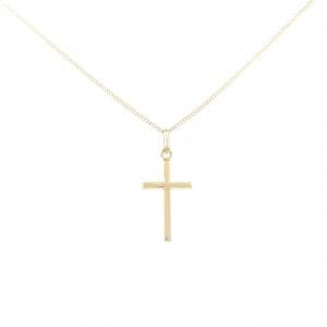 K18YG クロス ネックレス