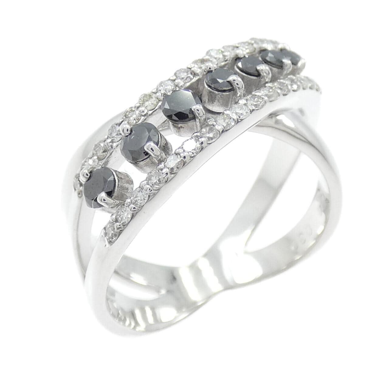 K18WG ダイヤモンド リング 0.34CT