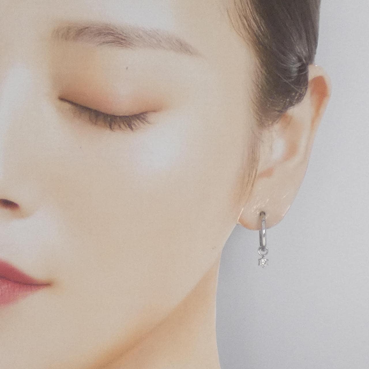 PT900 2WAY ダイヤモンド ピアス 0.30CT