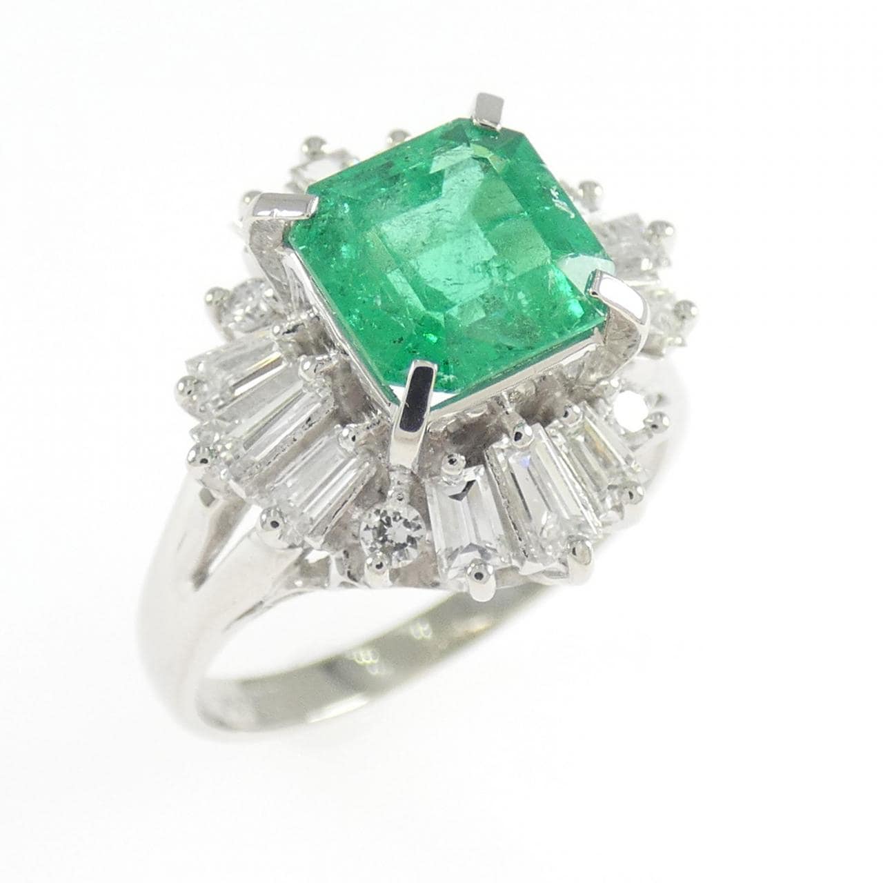 PT900 エメラルド リング 1.38CT