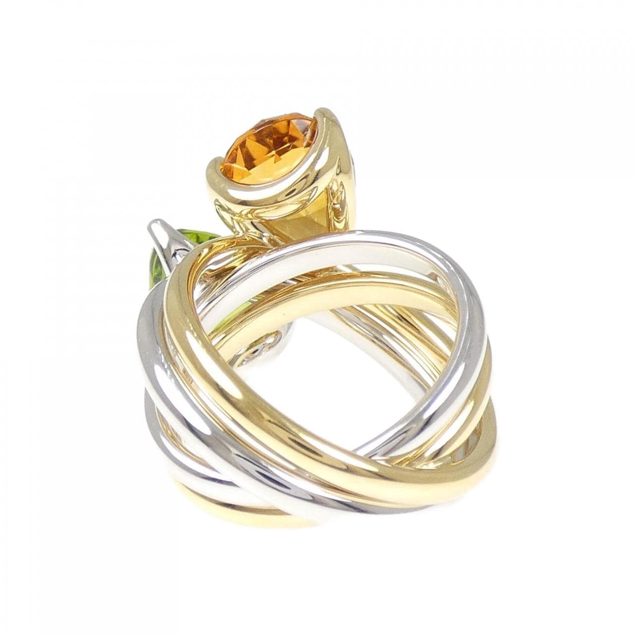 ミキモト ペリドット リング 6.01CT