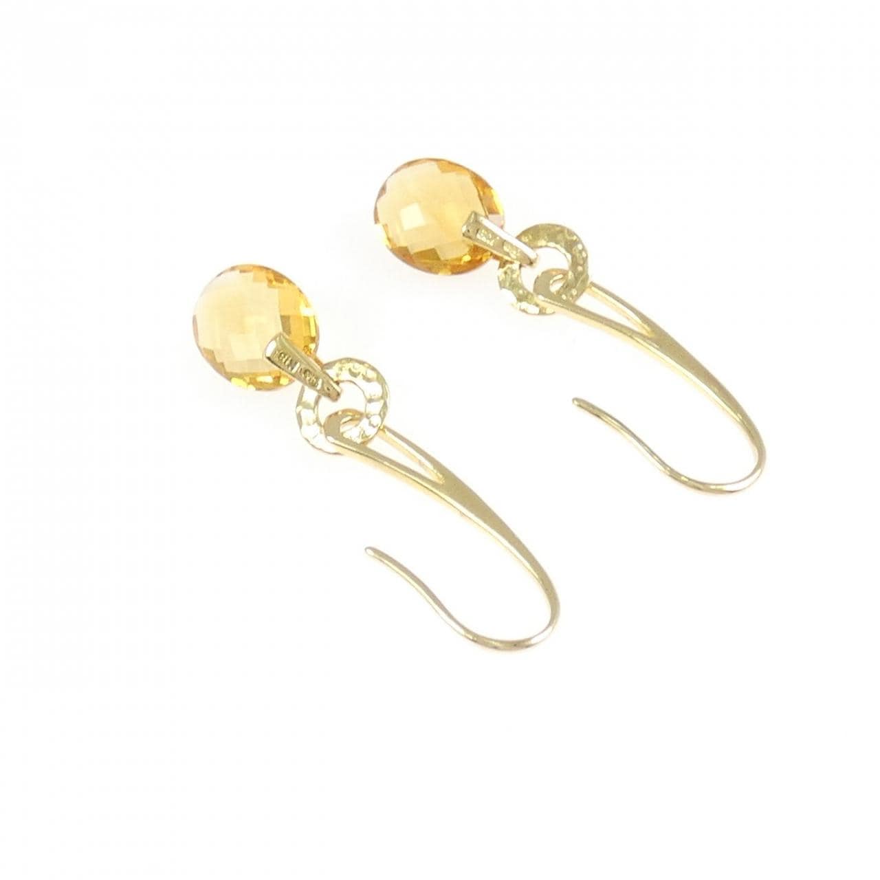 スタージュエリー シトリン ピアス