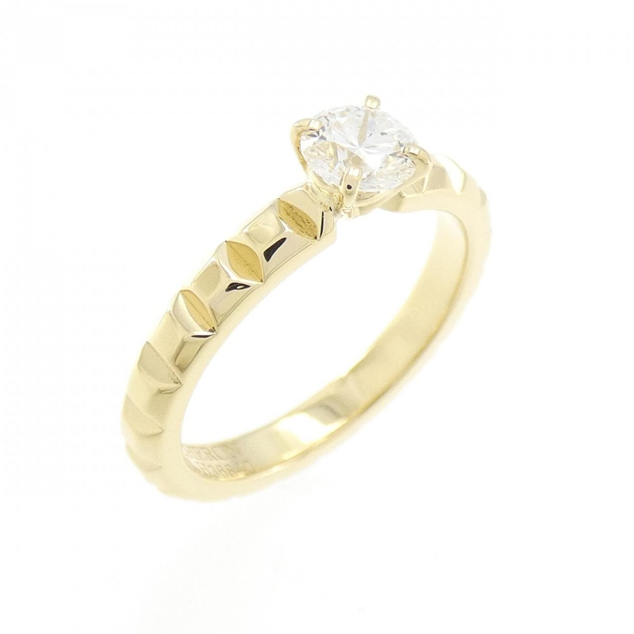 Boucheron de Paris Solitaire Ring 0.34CT E VVS1 3EXT