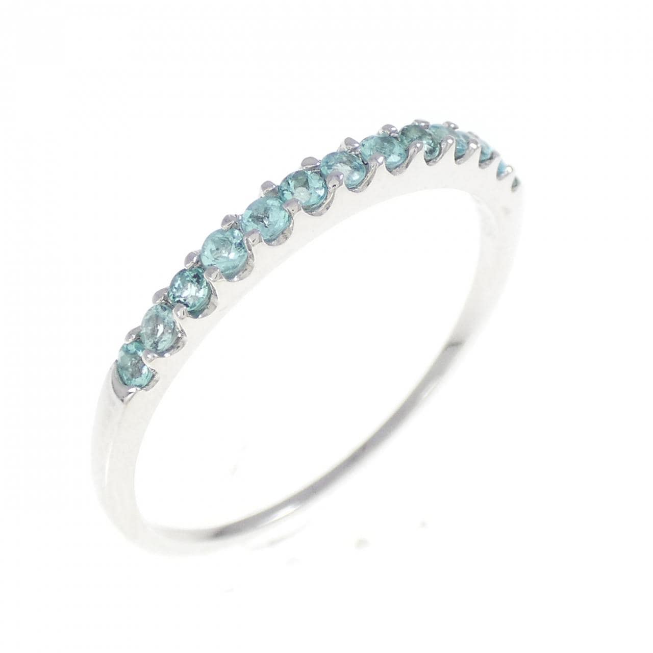 K18WG トルマリン リング 0.25CT