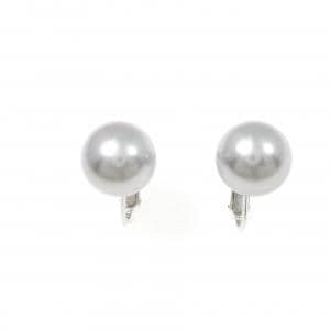 K18WG 黒蝶パール イヤリング 10.2mm