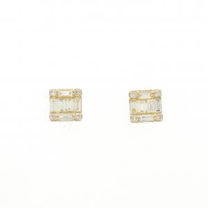 【新品】K18YG ダイヤモンド ピアス 0.40CT