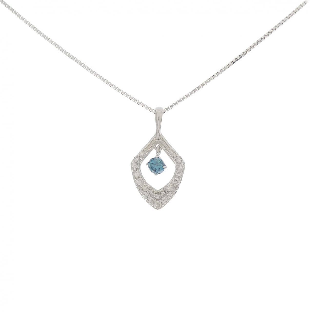 K18WG ダイヤモンド ネックレス 0.10CT