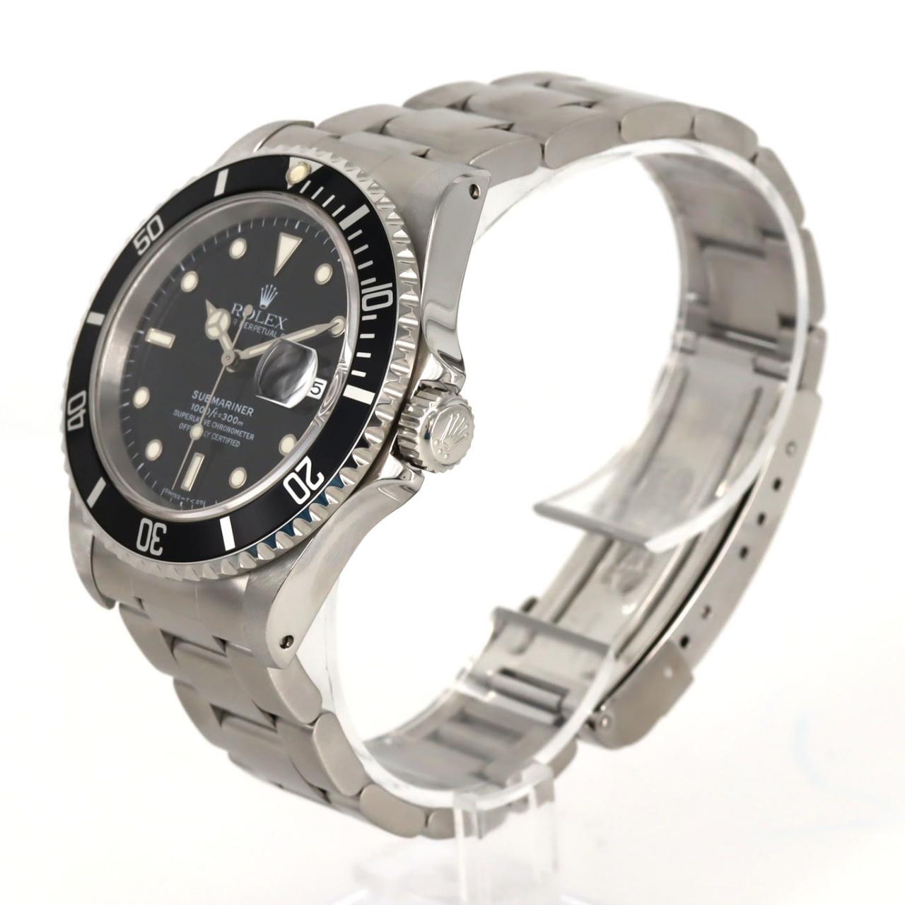 ロレックス サブマリーナーデイト 16610. SS 自動巻 T番