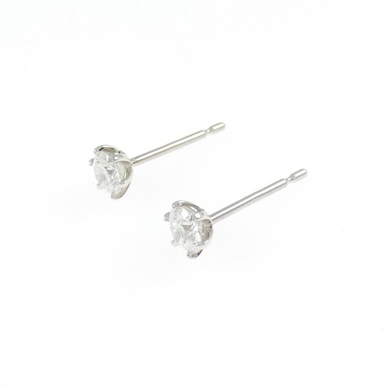 【リメイク】PT900/ST ダイヤモンド ピアス 0.210CT 0.213CT E VS2-SI1 EXT-VG