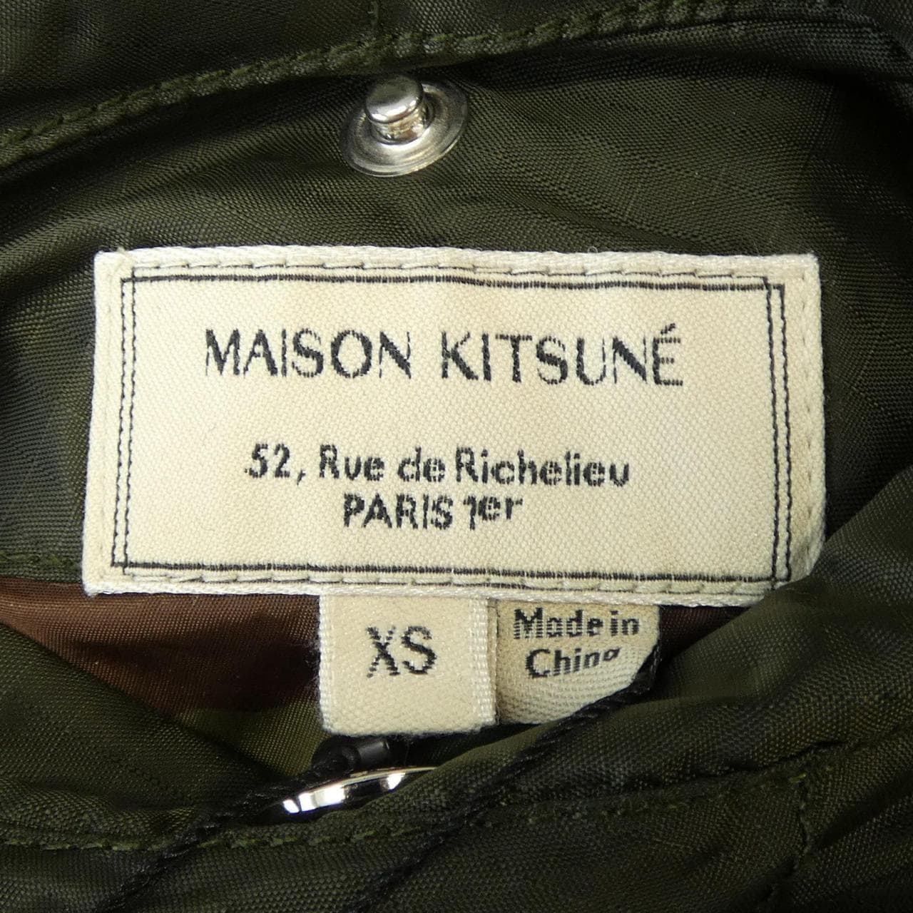 メゾンキツネ MAISON KITSUNE KML-0751-B ダウンベスト