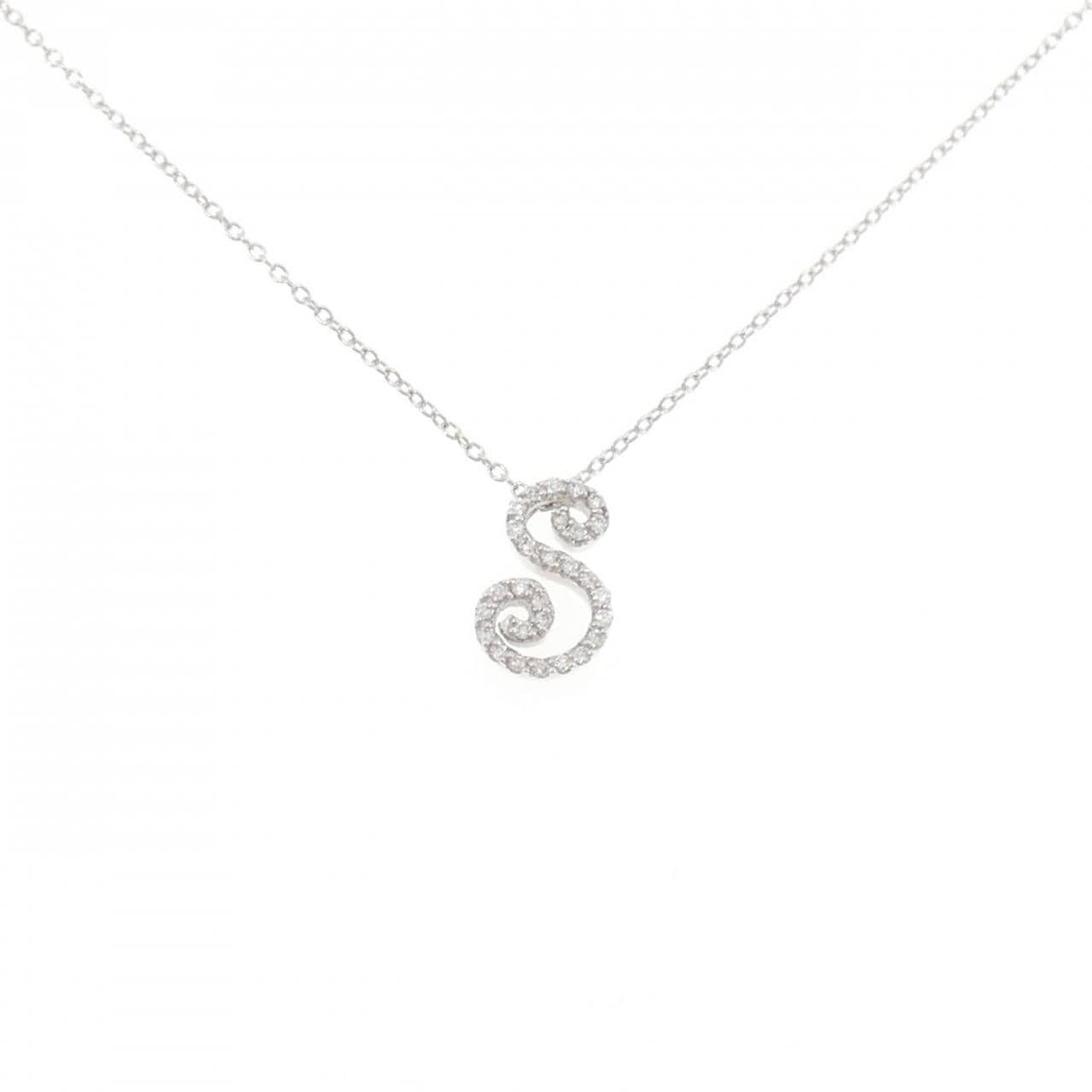 ポンテヴェキオ イニシャル ネックレス 0.15CT