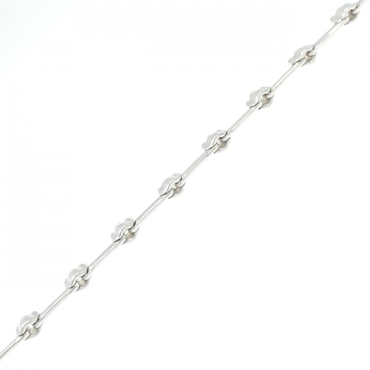K18WG ダイヤモンド ブレスレット 1.00CT