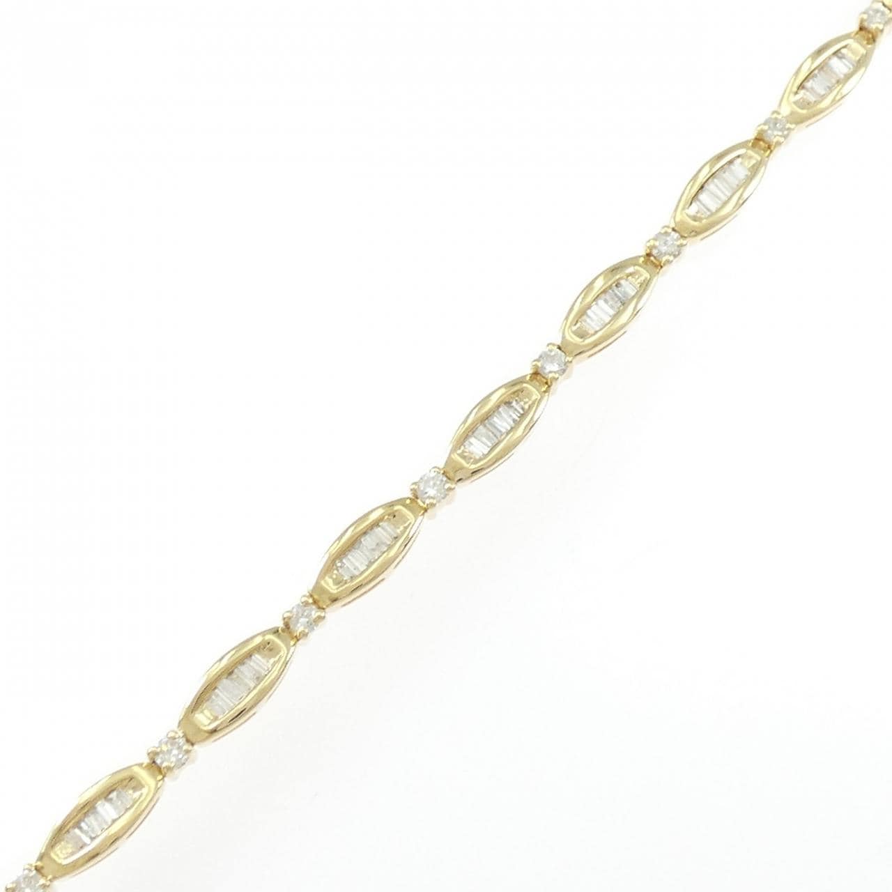 K18YG ダイヤモンド ブレスレット 1.60CT