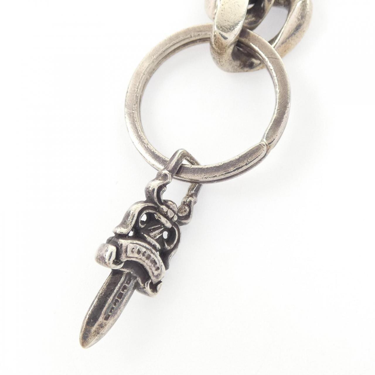 クロムハーツ CHROME HEARTS CLIP CHAIN CLSSC SHT 2L 2357 304 4600 9100 KEY HOLDER