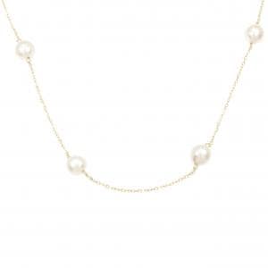 K18YG Akoya pearl necklace