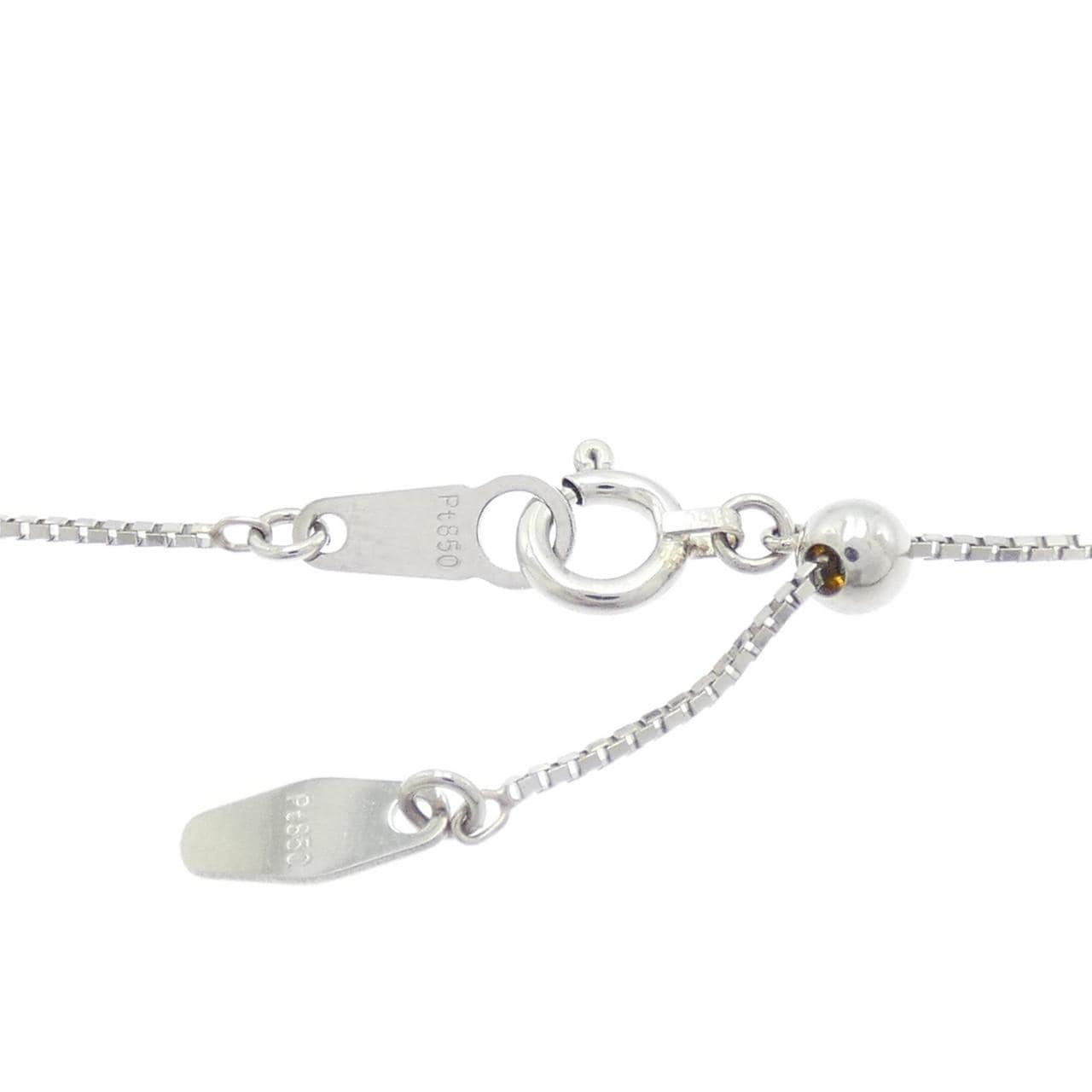 PT900/PT850 ダイヤモンド ネックレス 0.18CT