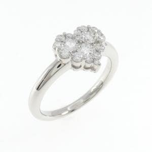PT ハート パヴェ ダイヤモンド リング 0.50CT