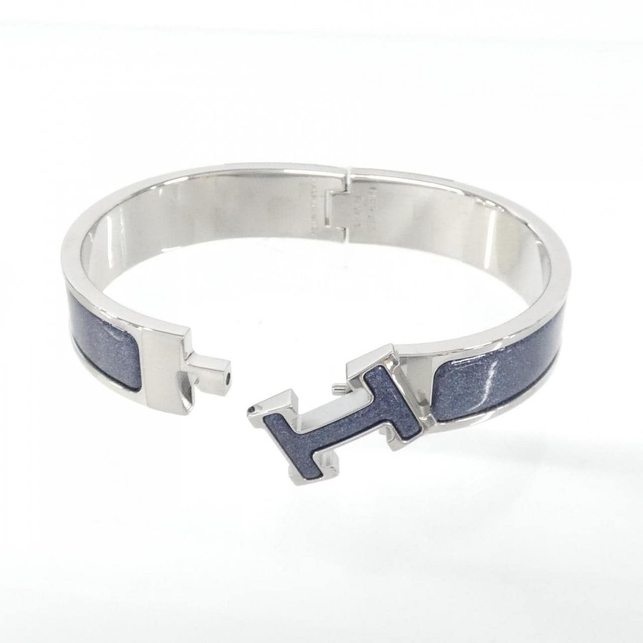 【未使用品】エルメス クリック アッシュ グリッター PM 700015FP ブレスレット