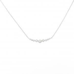 K18WG ダイヤモンド ネックレス 0.45CT