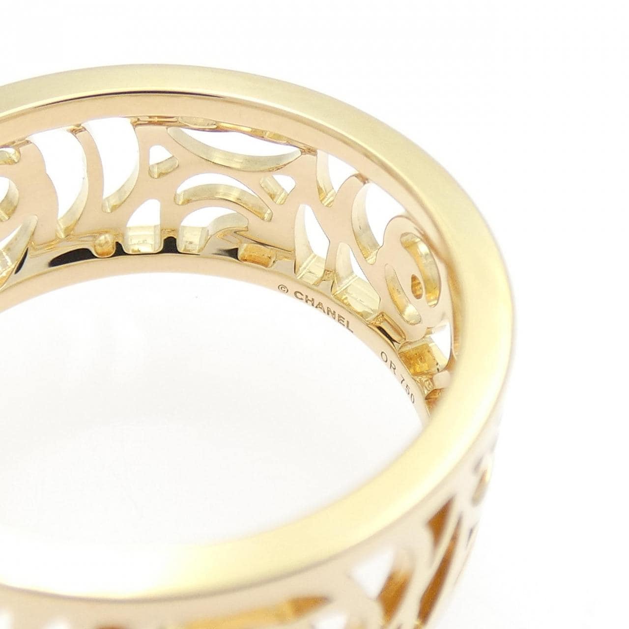 シャネル カメリア ミディアム リング