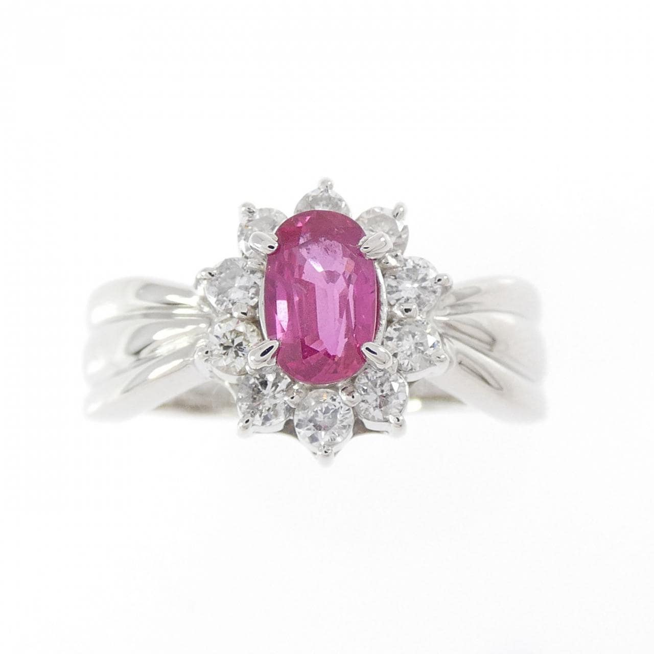 PT900 ルビー リング 0.58CT