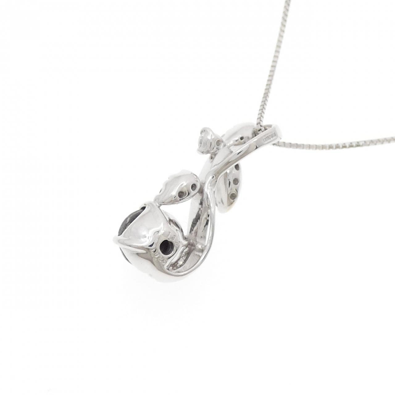 K18WG ダイヤモンド ネックレス 1.32CT