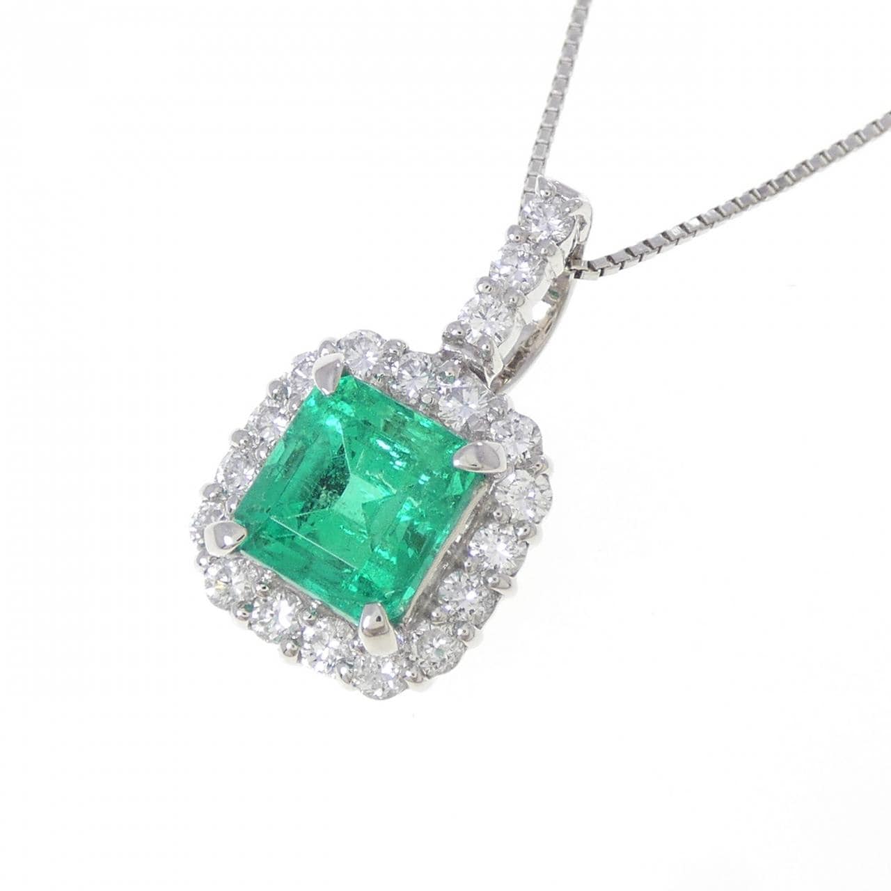 PR900/PT850 エメラルド ネックレス 1.97CT コロンビア産
