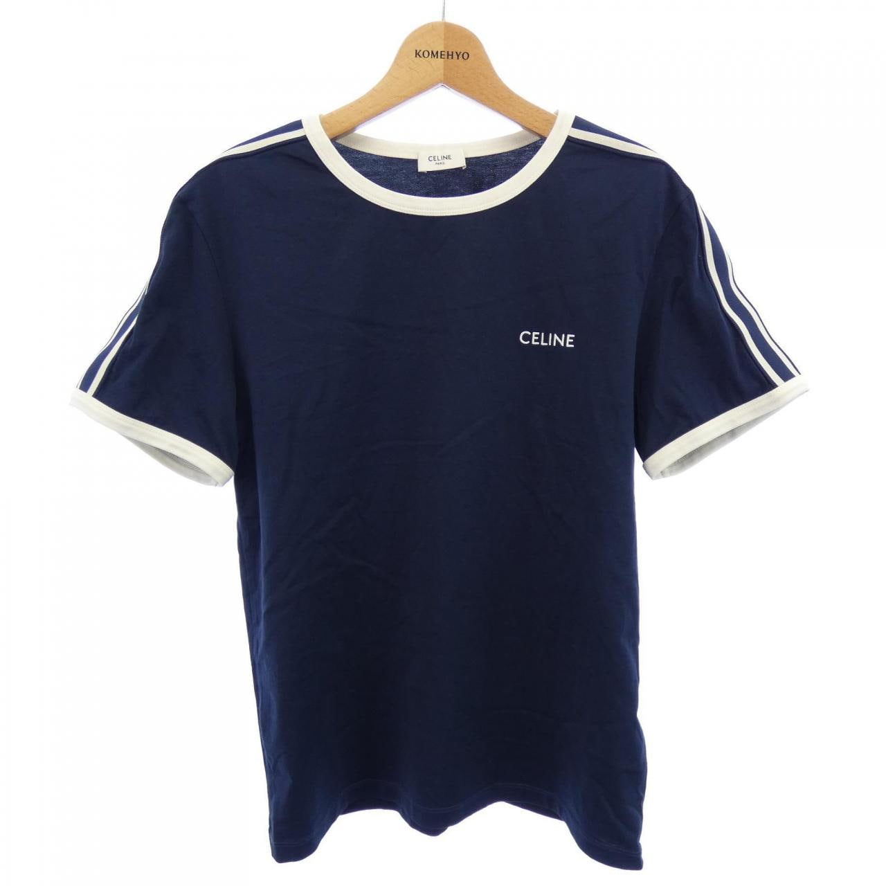 セリーヌ CELINE CELINEレギュラーTシャツ 2X15N671Q Tシャツ