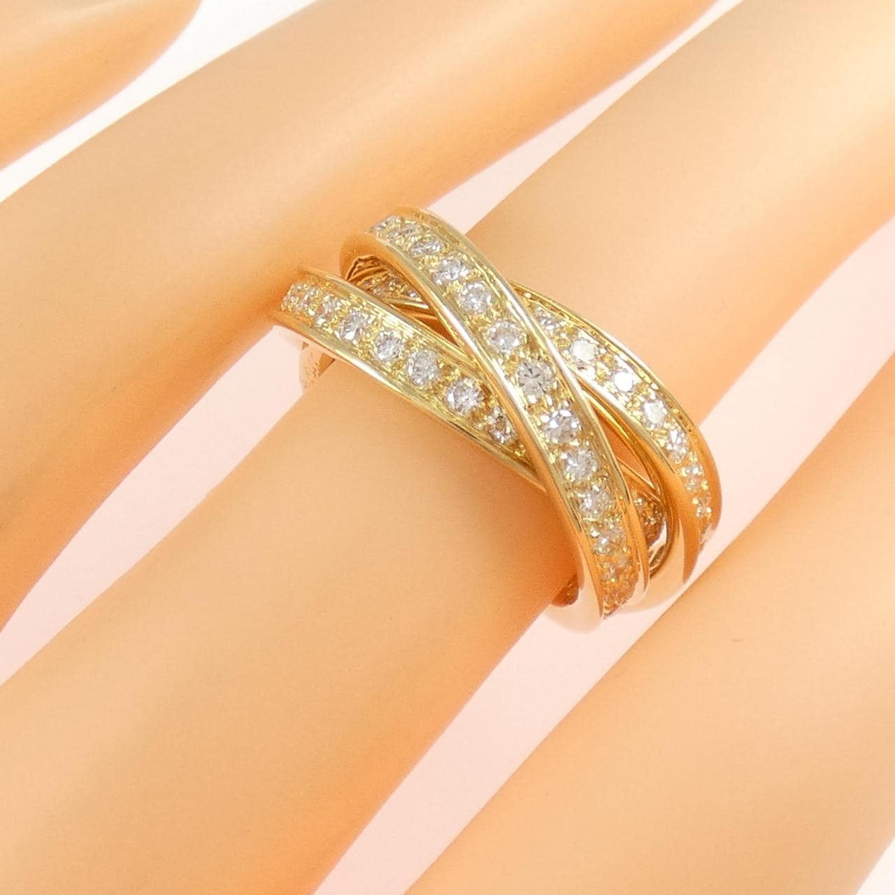 カルティエ スリーバングルズ リング