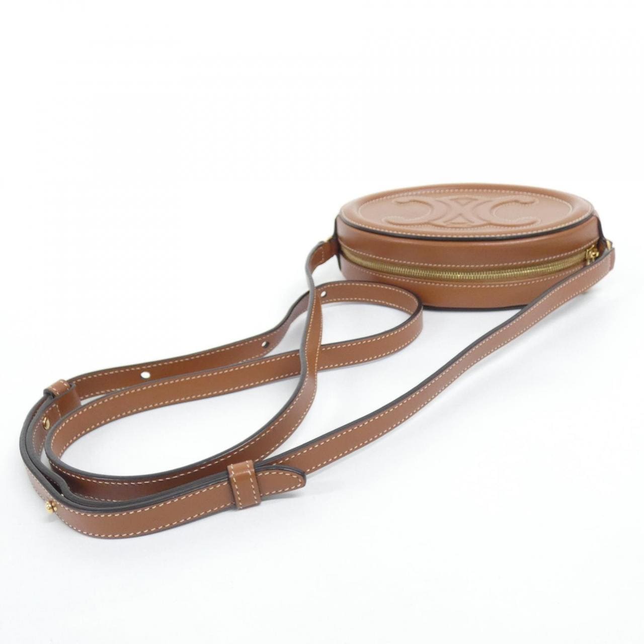 セリーヌ クロス ボディ オーバル パース 10I703DPQ ショルダーバッグ