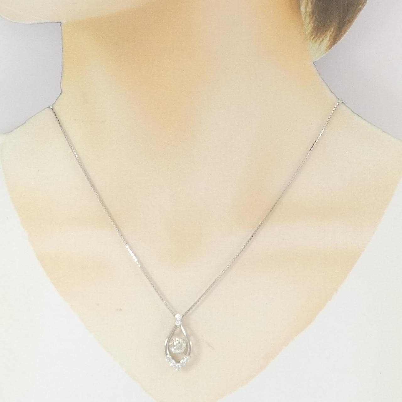 PT900/PT850 ダイヤモンド ネックレス 1.032CT