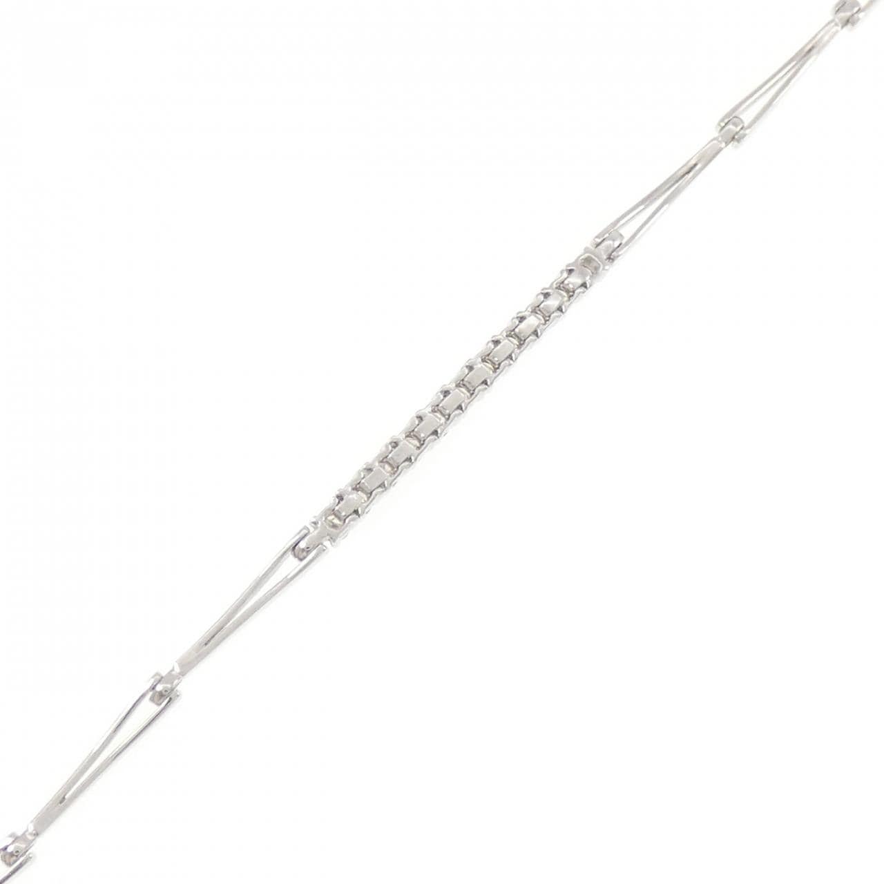 K18WG ダイヤモンド ブレスレット 0.36CT
