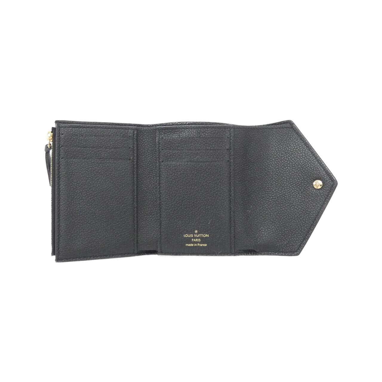 LOUIS VUITTON Bicolor Monogram Empreinte Portefeuille Victorine M80968 Wallet