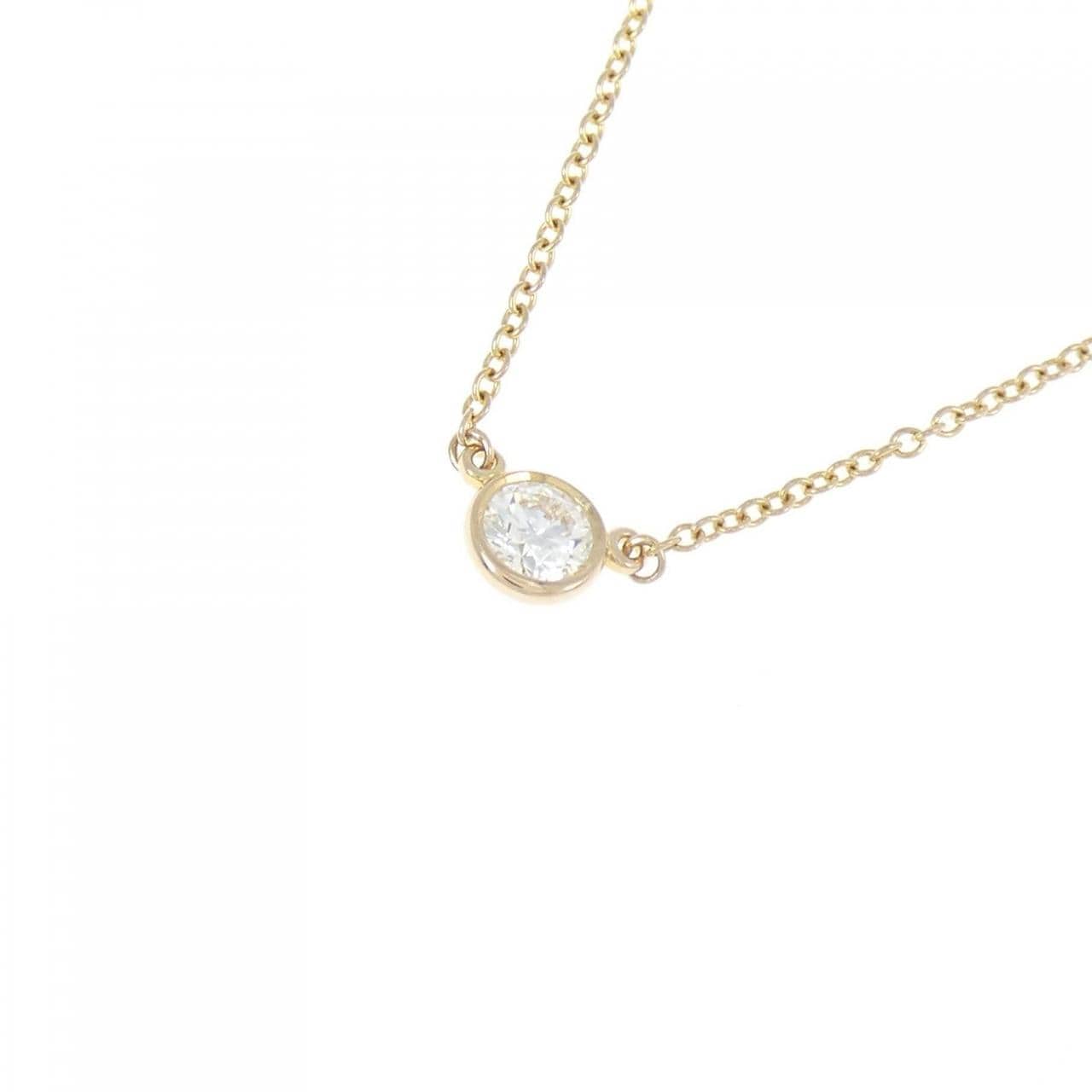 ティファニー バイザヤード ネックレス 0.22CT I VVS2 3EXT