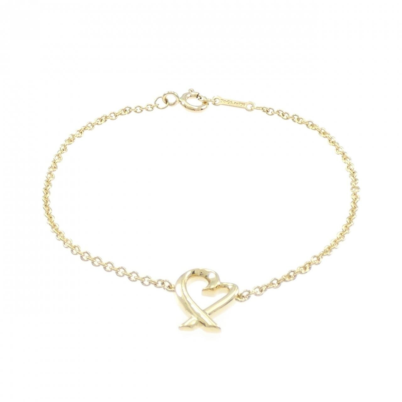 ティファニー ラビングハートミディアム ブレスレット