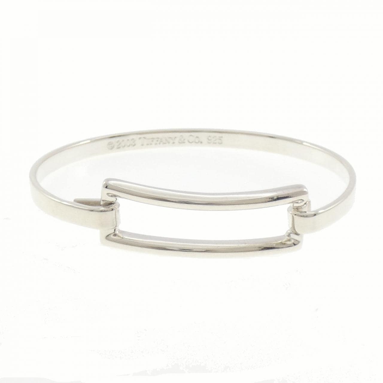 【ヴィンテージ】ティファニー オープンレクタングル バングル